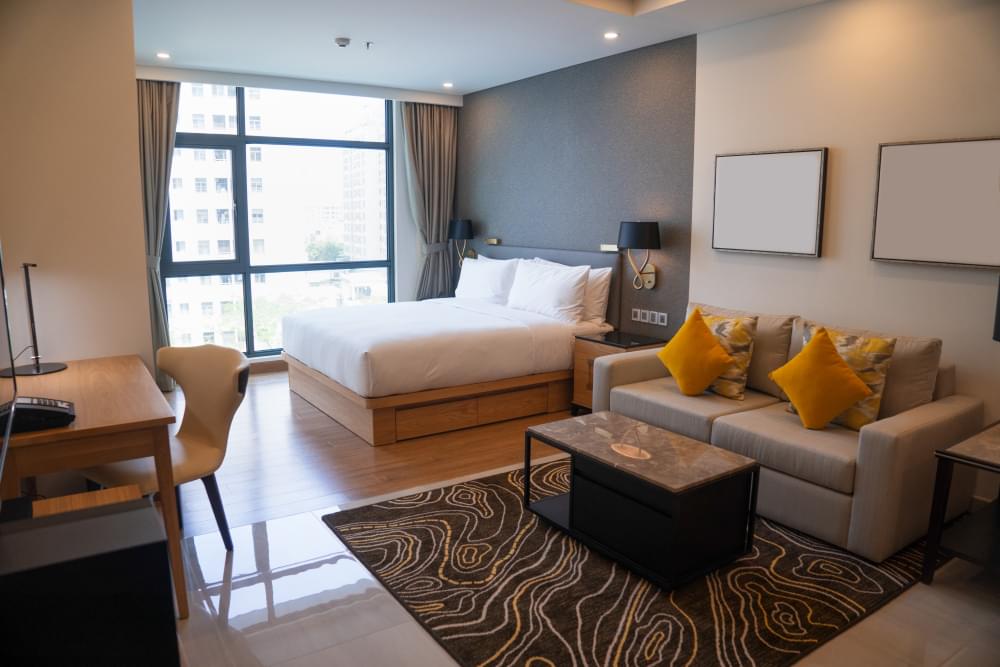 Perfekcyjnie czysty pokój hotelowy, bez pluskiew po usługach ddd w Kłobucku